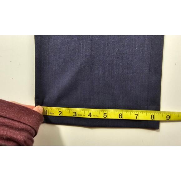 NWT 38x32 vanhuesen flex fit stretch active dress pants slacks navy slim fit NEW - Picture 10 of 10